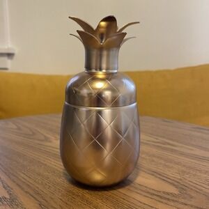 Pineapple Cocktail Shaker by Eco One‎ Silver One Int. Stainless Steel